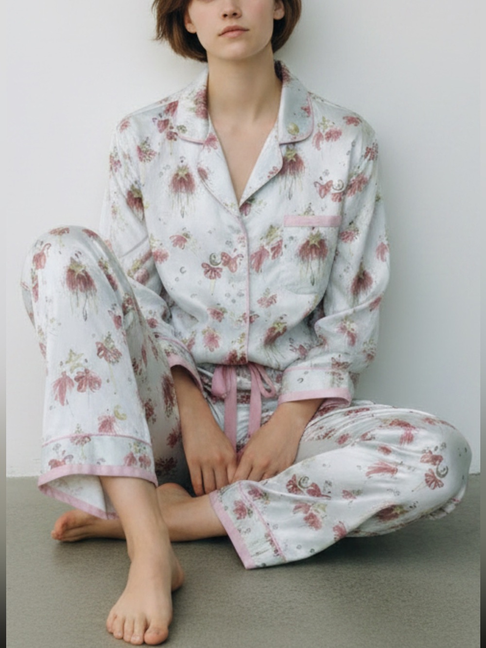 BedHead PJs Women’s Celestial Fairy Print Cotton Flannel Pajamas - Extra Large
